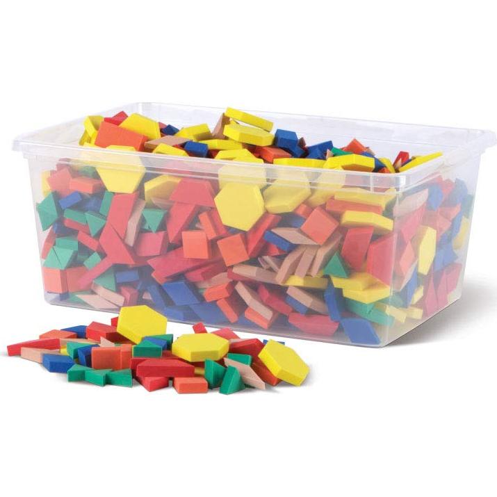 Bloques de Patrón Hand2Mind para Niños - Set de 1250 Piezas