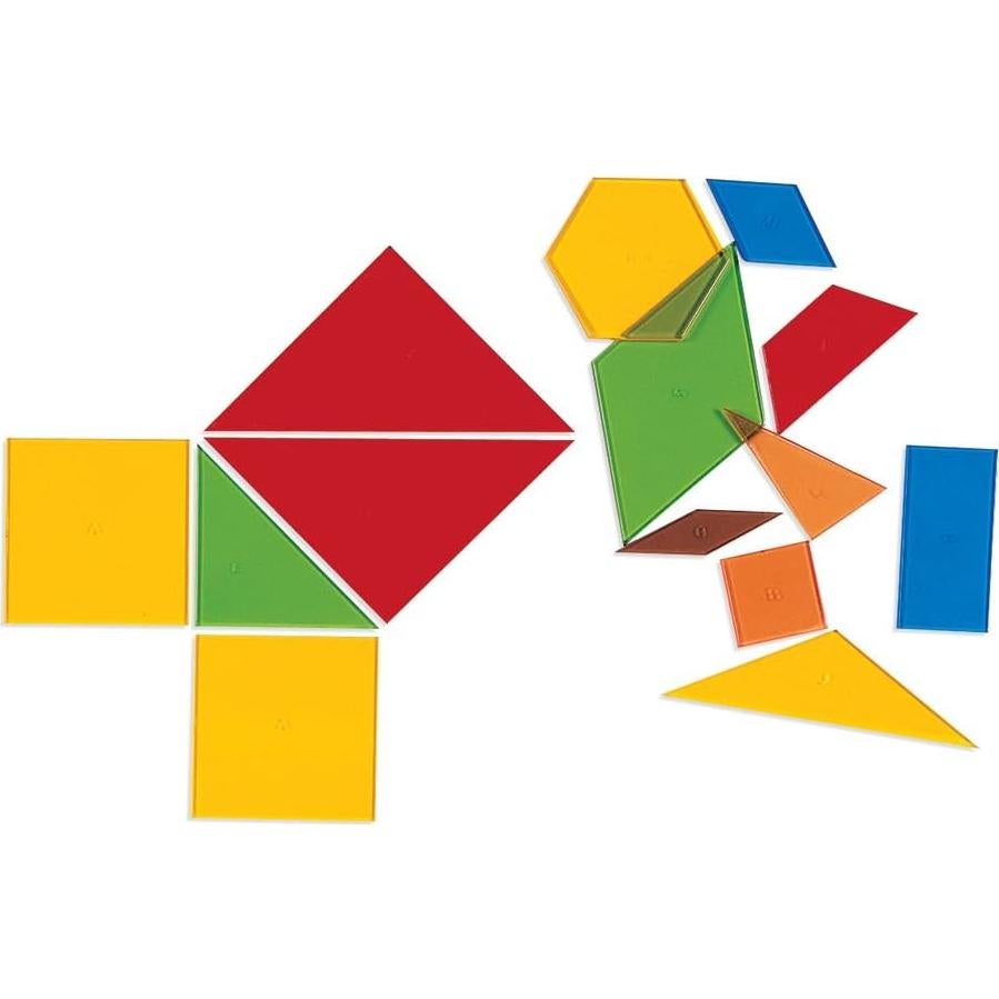 Juego de Geometría 450 Piezas Recursos de Aprendizaje 5+