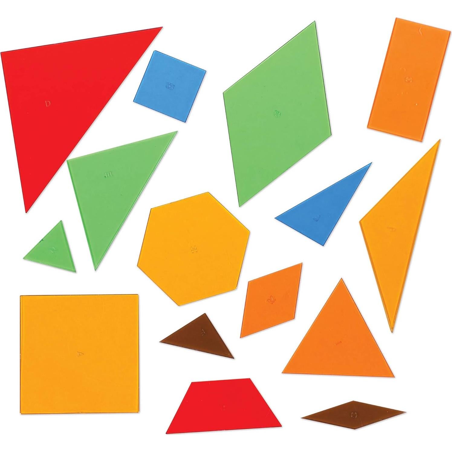 Juego de Geometría 450 Piezas Recursos de Aprendizaje 5+