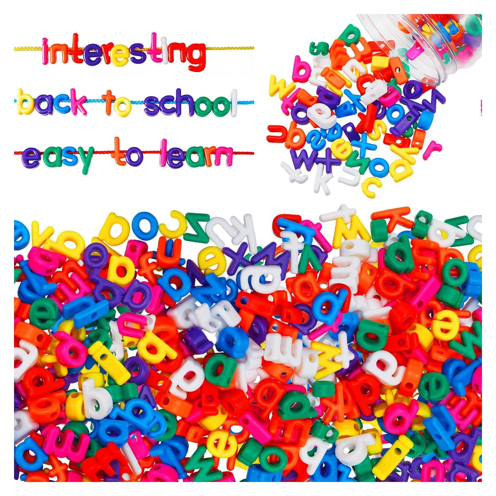 Wesiti 408 Piezas Letras de Enhebrado para Niños 6+