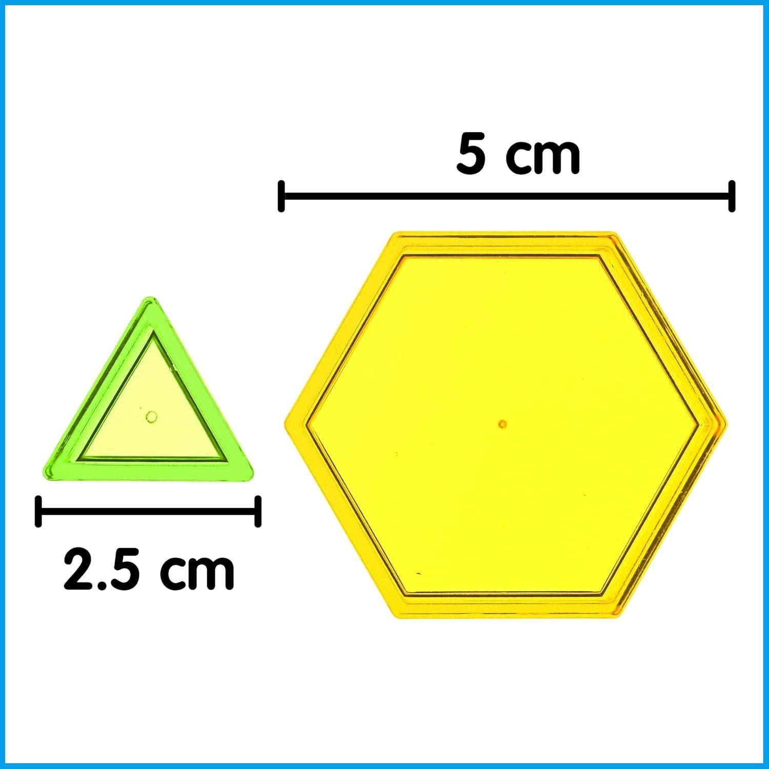 Bloques de Patrón Transparentes EDX Education - 120 Piezas