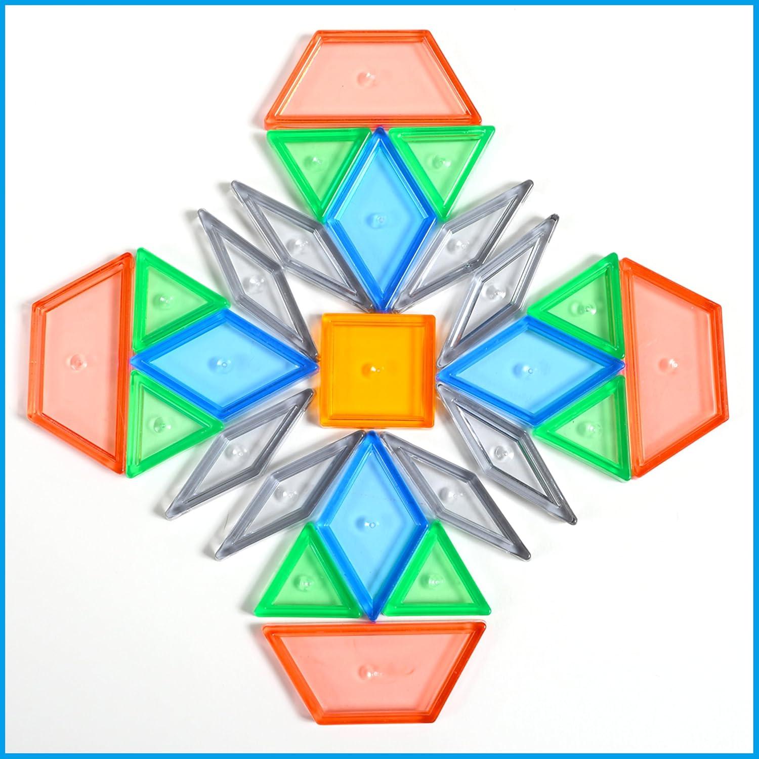 Bloques de Patrón Transparentes EDX Education - 120 Piezas