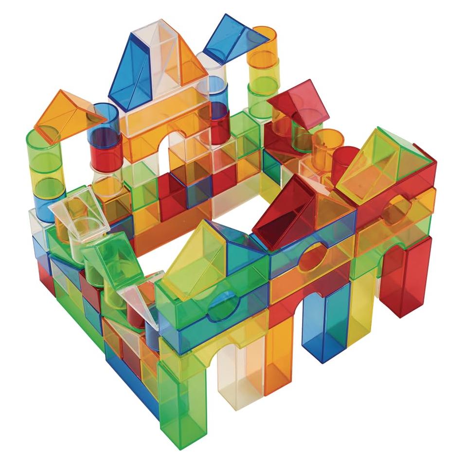 Bloques de Luz Translúcidos Excellerations STEM - Set 100 Piezas