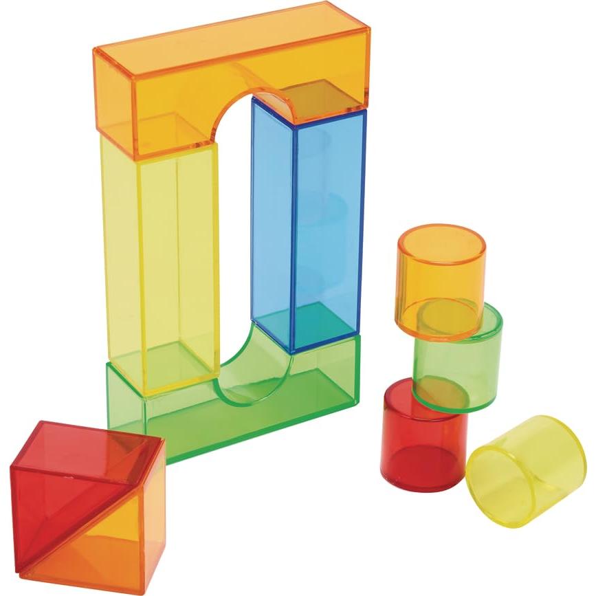 Bloques de Luz Translúcidos Excellerations STEM - Set 100 Piezas