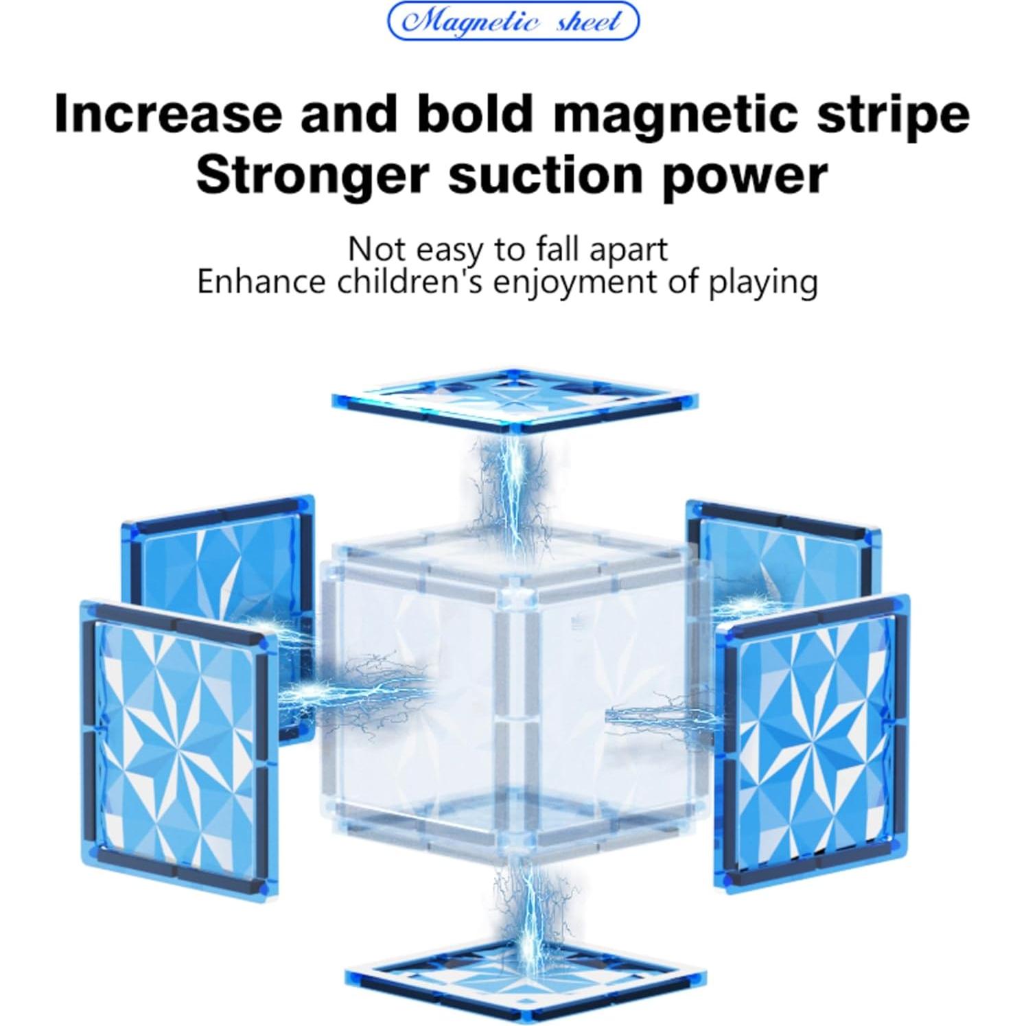 Juego de Azulejos Magnéticos 3D MatrixMinds 102 Piezas