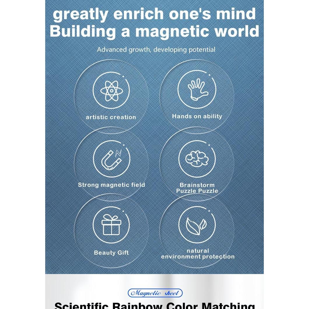 Juego de Azulejos Magnéticos 3D MatrixMinds 102 Piezas