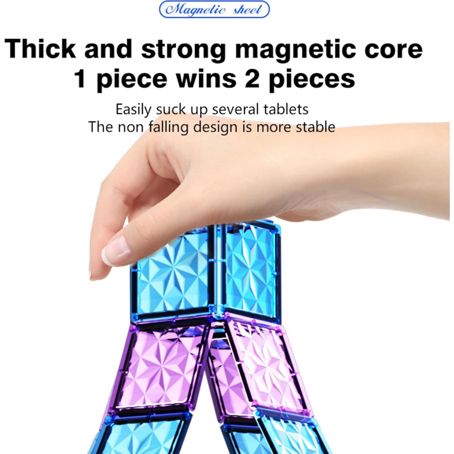 Juego de Azulejos Magnéticos 3D MatrixMinds 102 Piezas