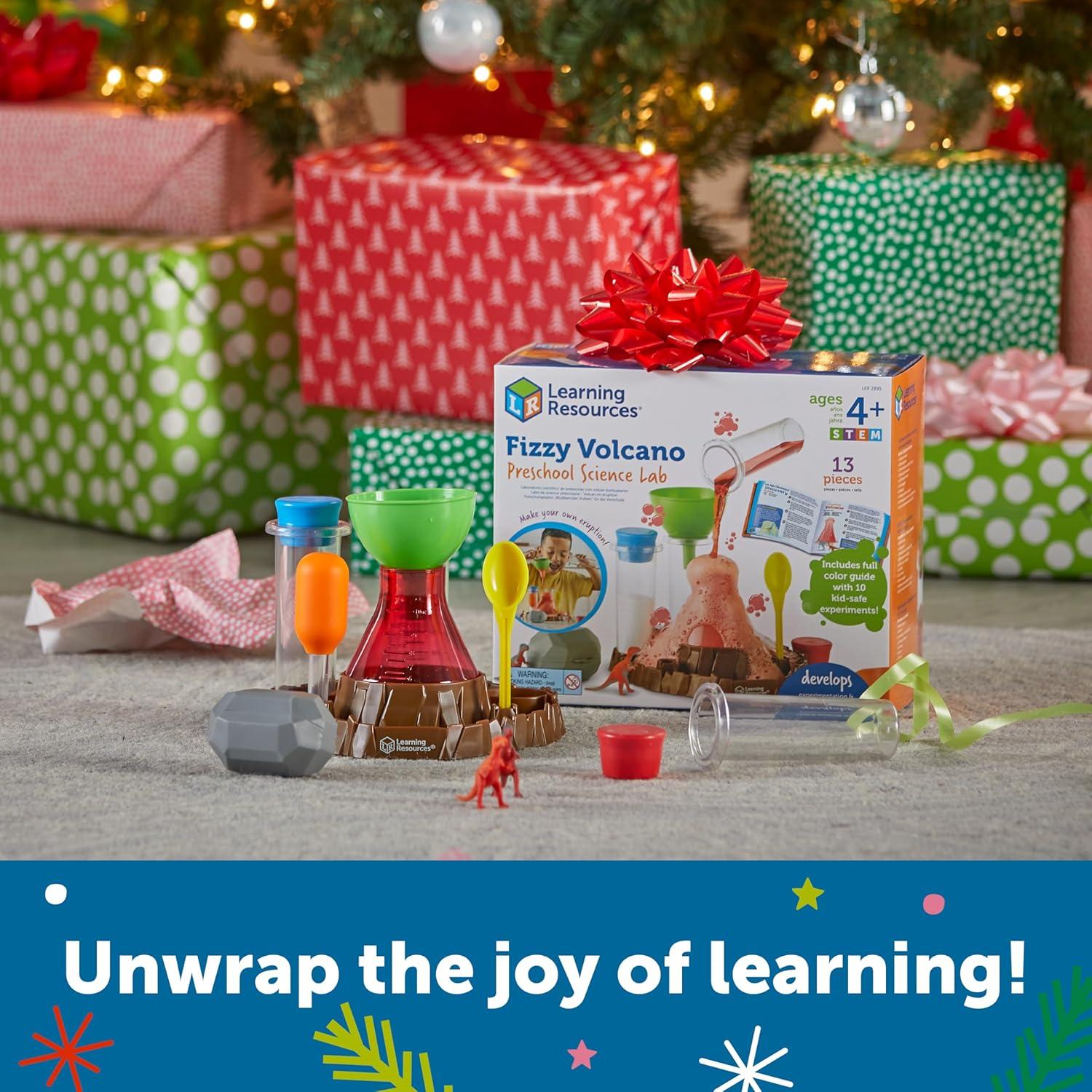 Kit de Ciencia Volcán Efervescente Learning Resources - 13 Piezas, 4+ Años