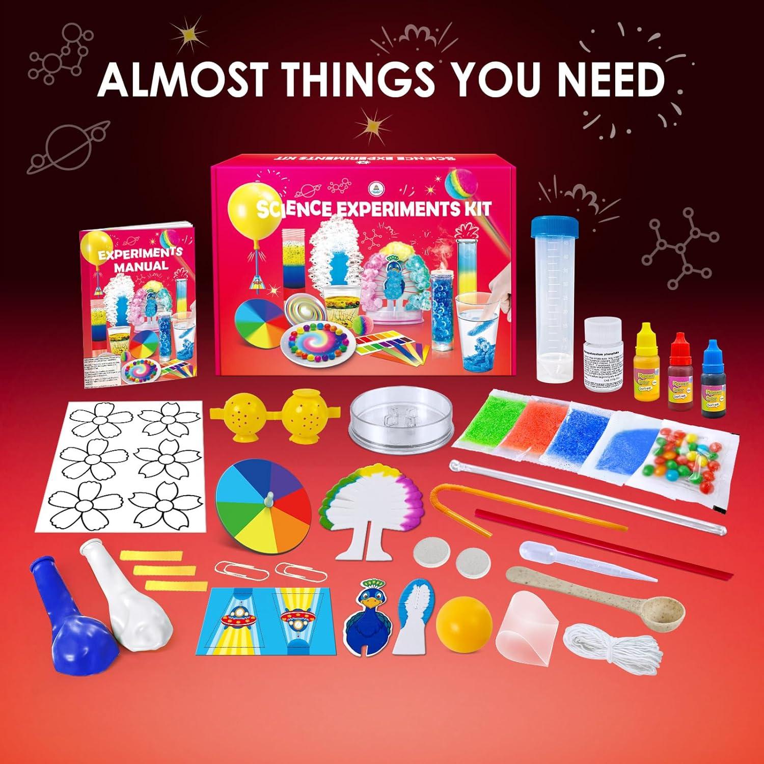 Kit de Ciencia UNGLINGA 40+ Experimentos para Niños 8+