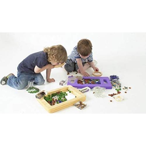 Lupa de Madera TickiT 72225 para Niños 2x y 3x Aumento