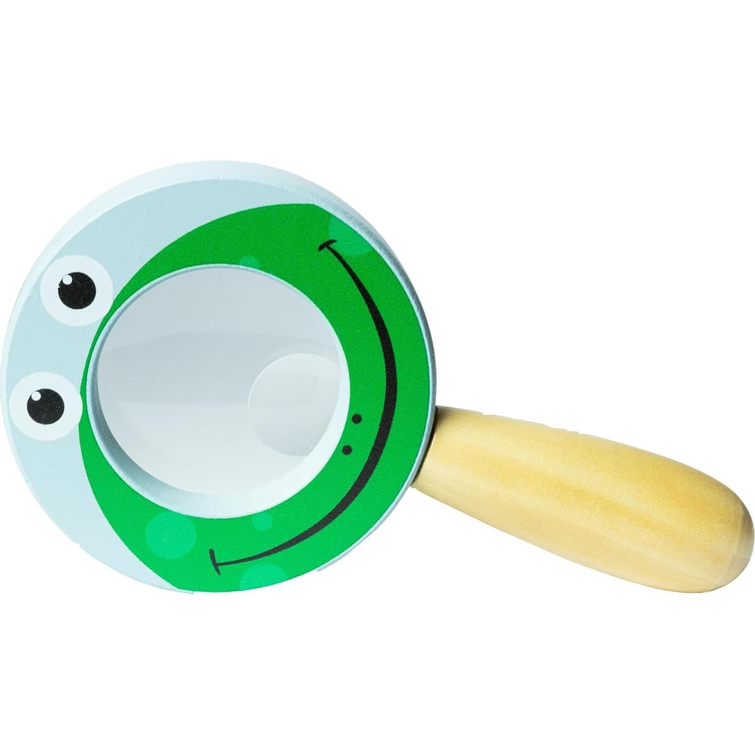 Lupa de Madera Casa de Canicas 2x 5x para Niños