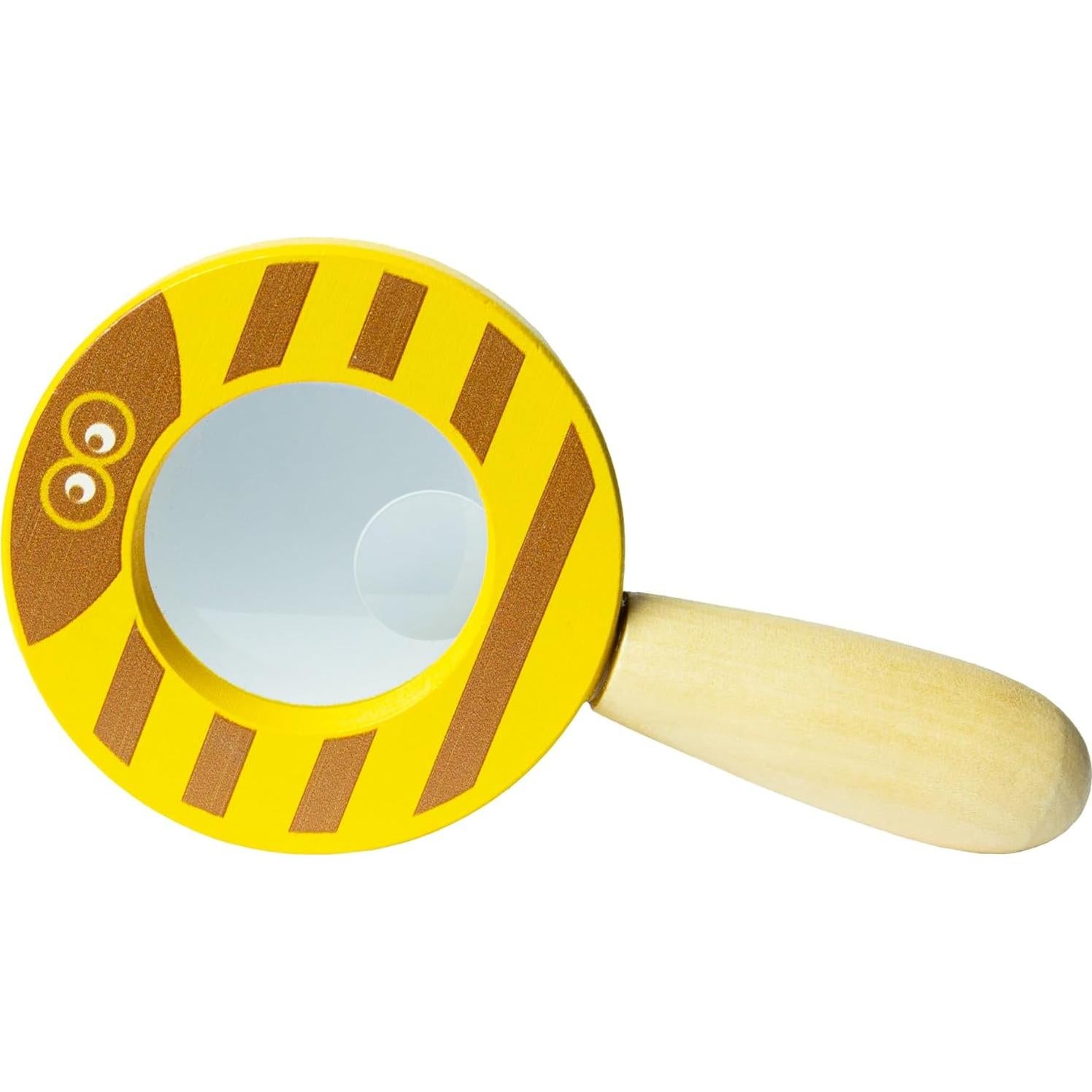 Lupa de Madera Casa de Canicas 2x 5x para Niños