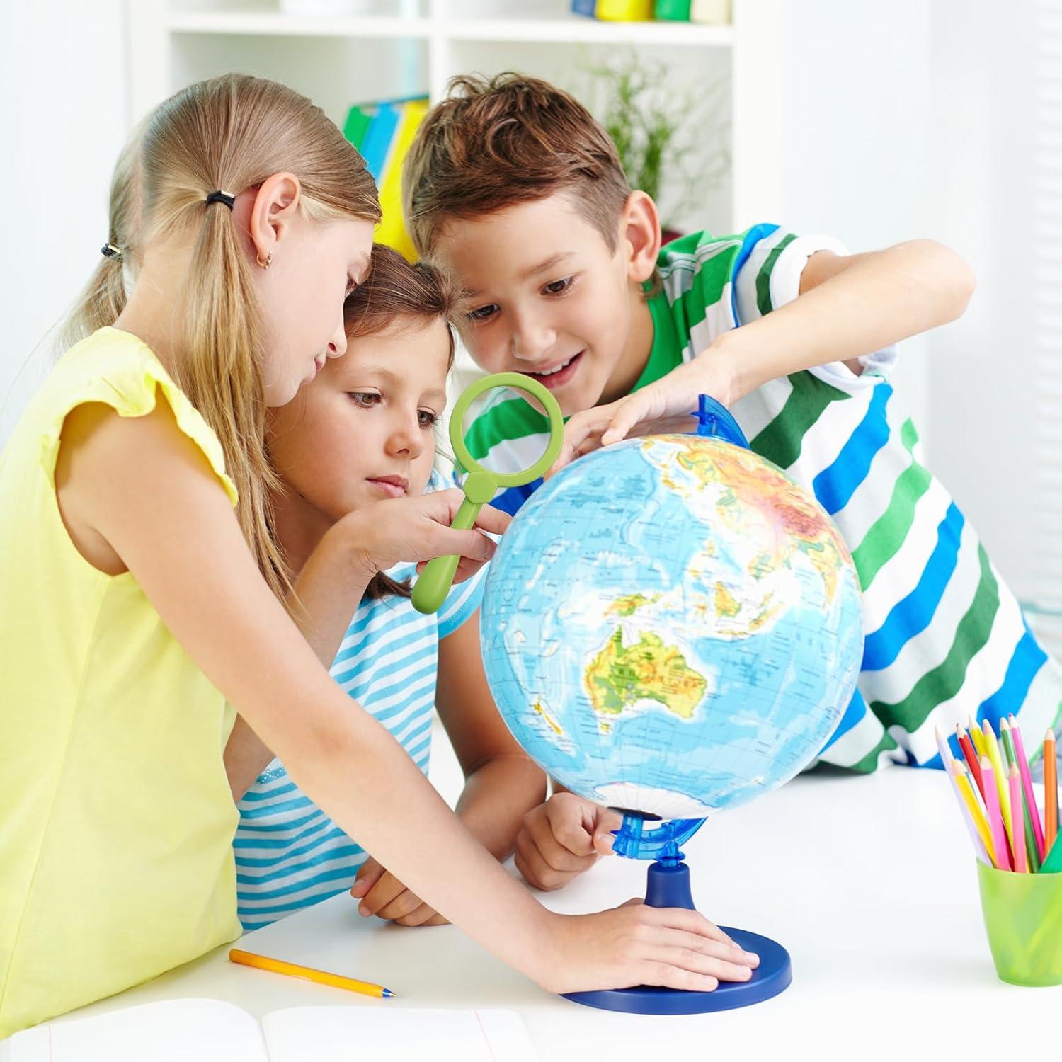 Lupa de Mano IRCHLYN 3X para Niños - 6 Piezas Coloridas