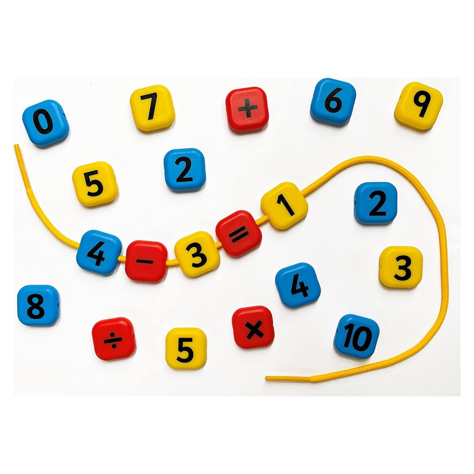 Juego de Cuentas Numéricas Multicolor Ventaja Educativa - 21 Piezas