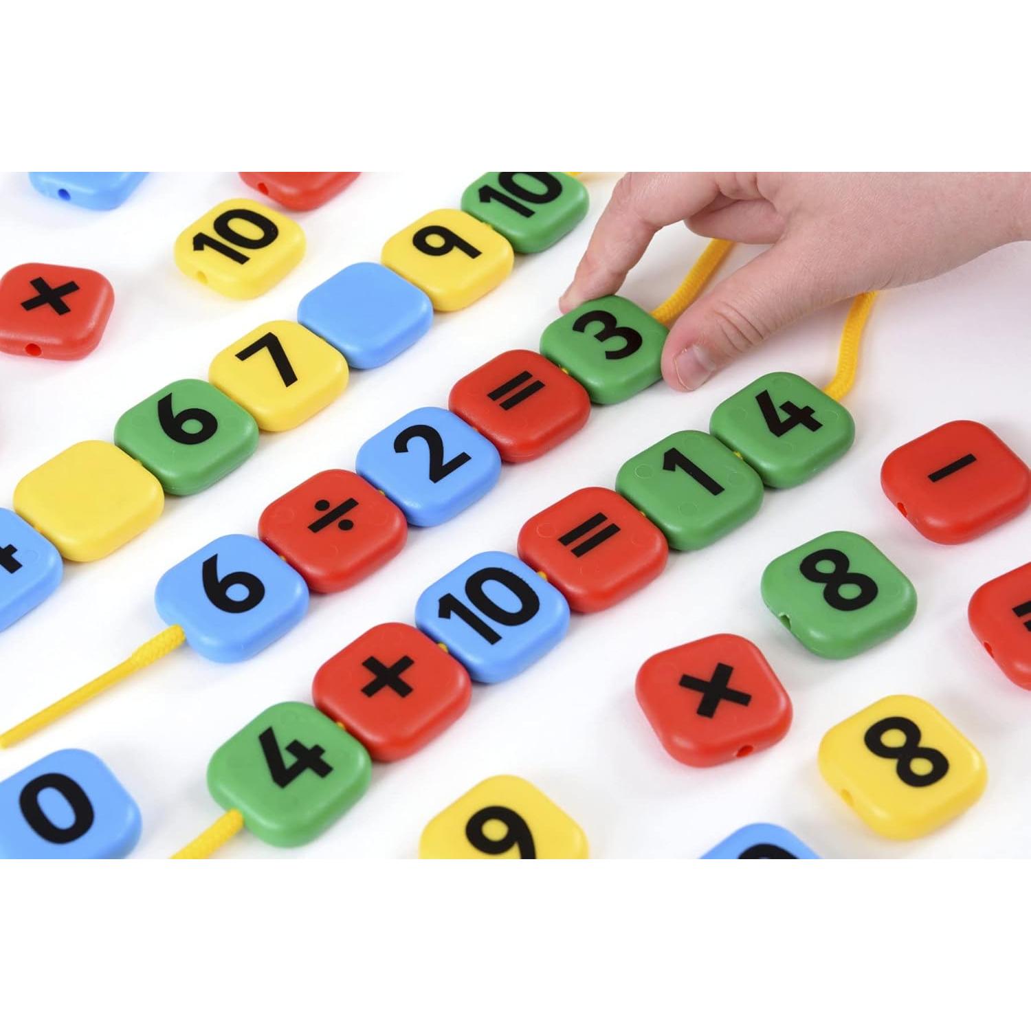 Juego de Cuentas Numéricas Multicolor Ventaja Educativa - 21 Piezas