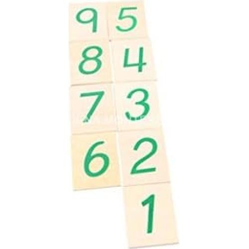 Tarjetas de Números de Madera Grande Adena Montessori 1-3000