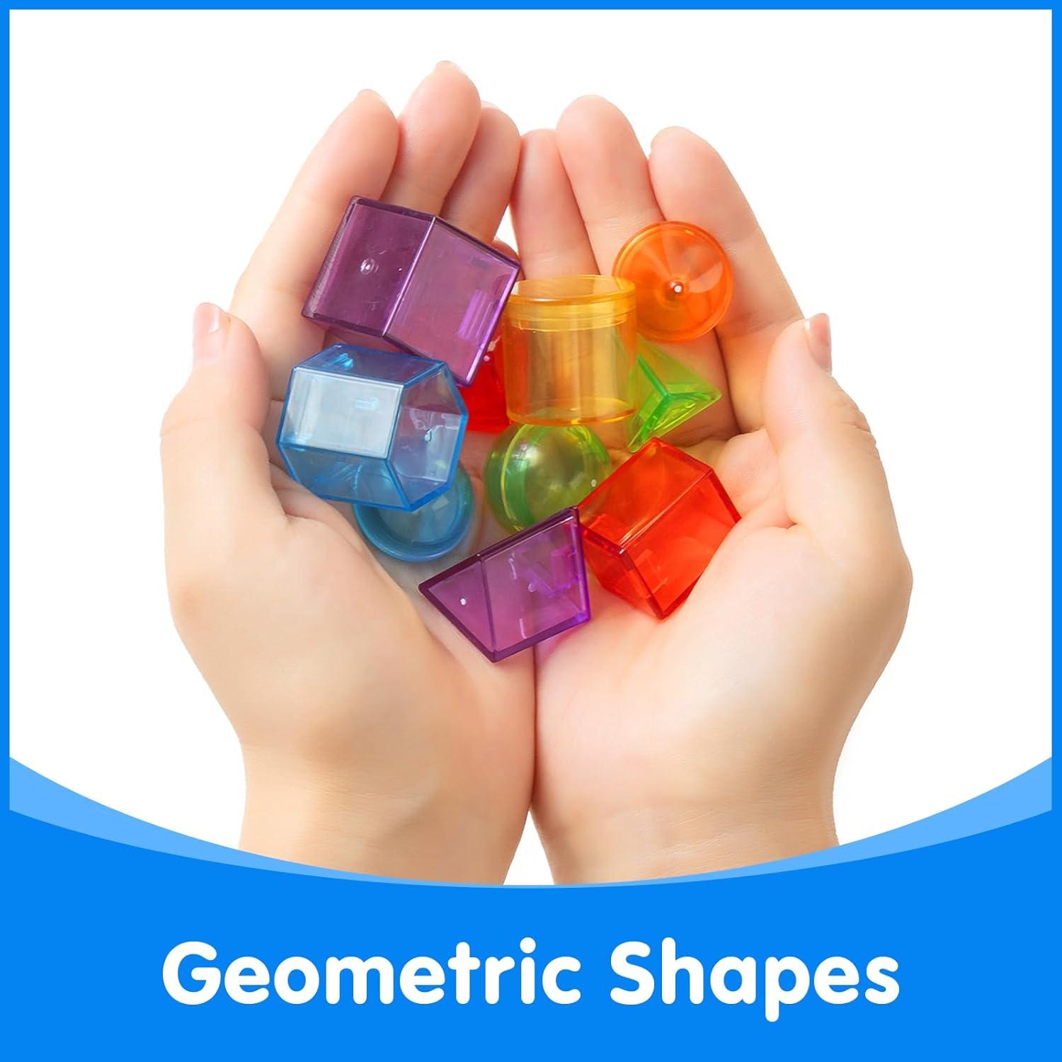 60 Piezas de Formas Geométricas 3D Odoorgames para Aprendizaje