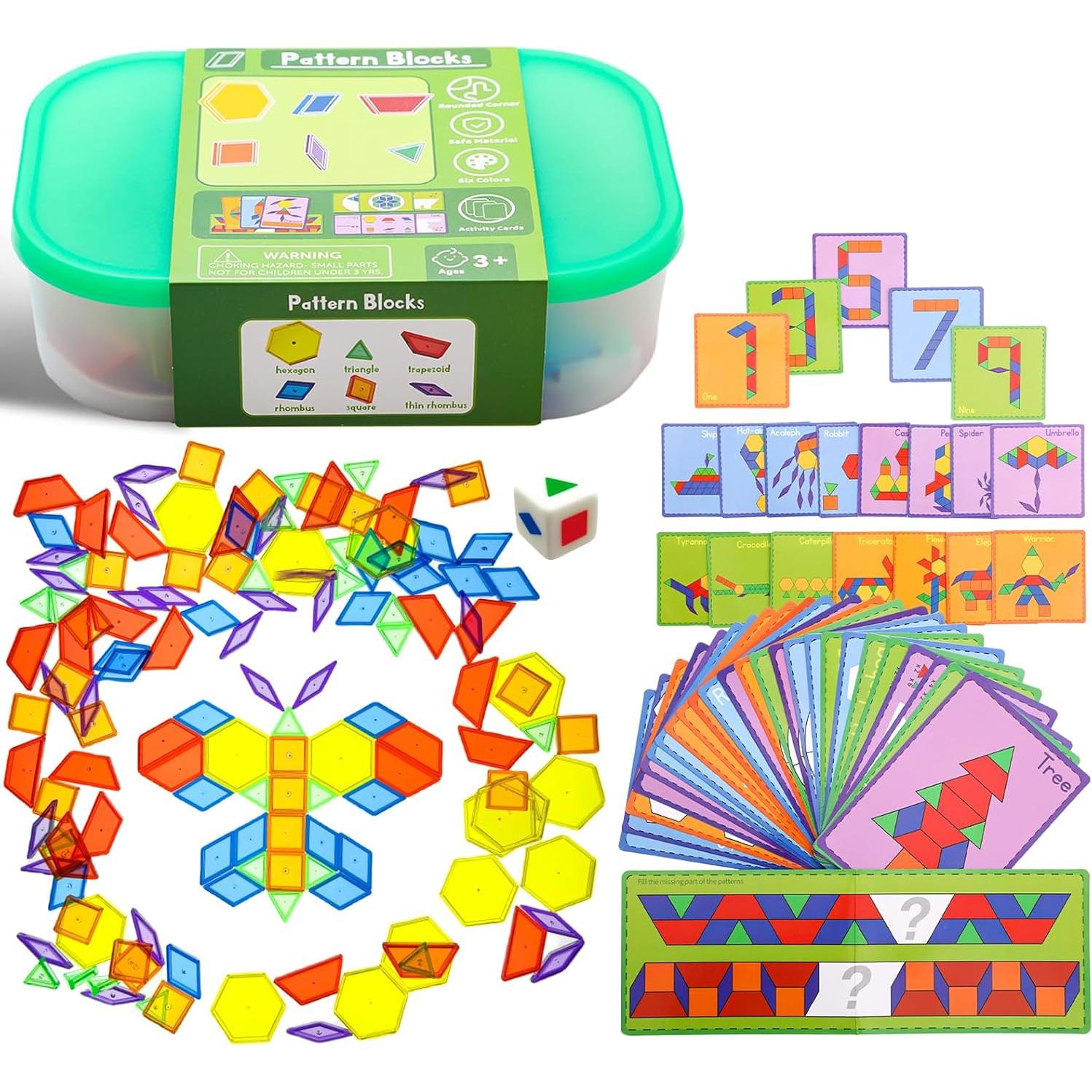 60 Piezas de Formas Geométricas 3D Odoorgames para Aprendizaje