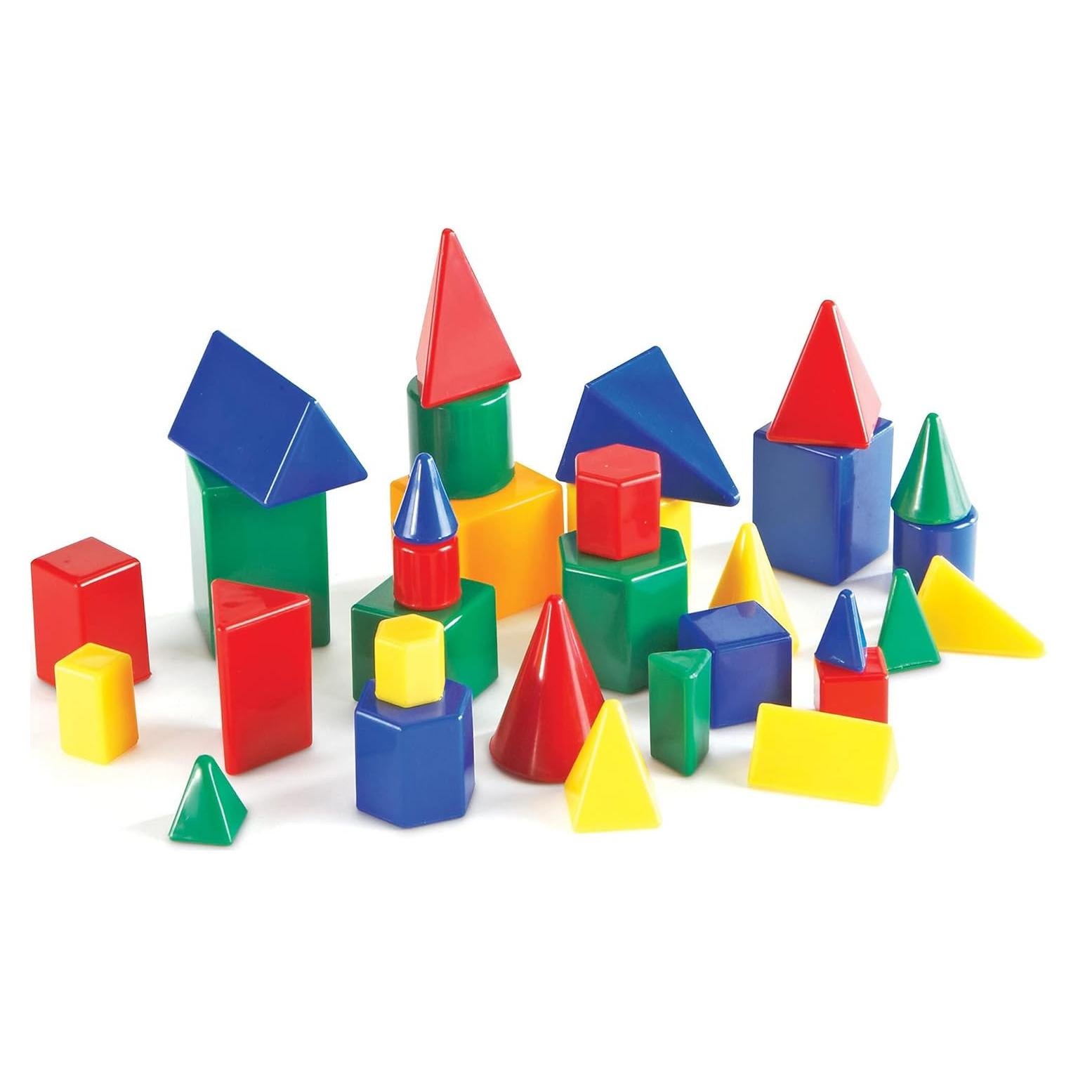 Mini GeoSólidos Recursos de Aprendizaje - 32 Piezas Geometría