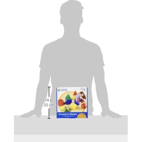 Conjunto de Formas Geométricas Grandes - 10 Piezas para Niños 5+