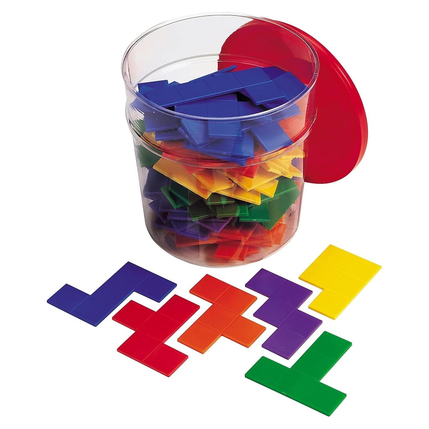 Juego de Pentominos de Plástico Learning Resources 72 Piezas