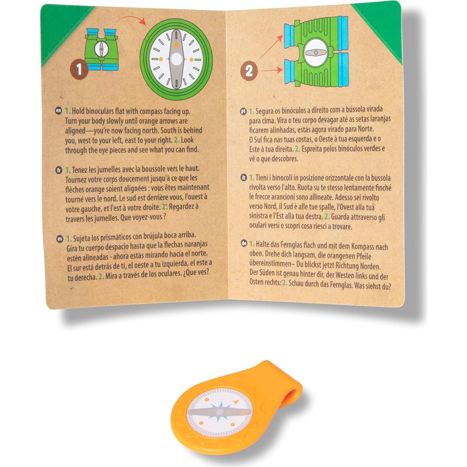 Binoculares y Brújula Melissa & Doug Vamos a Explorar 3-6 Años