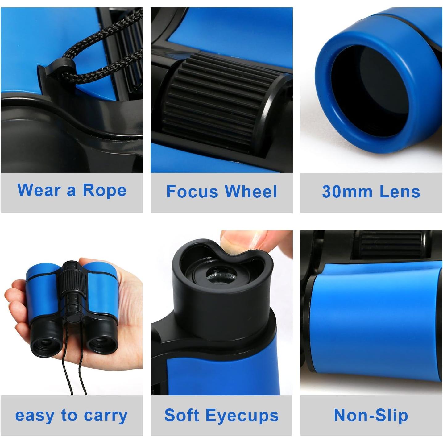 Binoculares para Niños Scotamalone 4x30mm a Prueba de Golpes