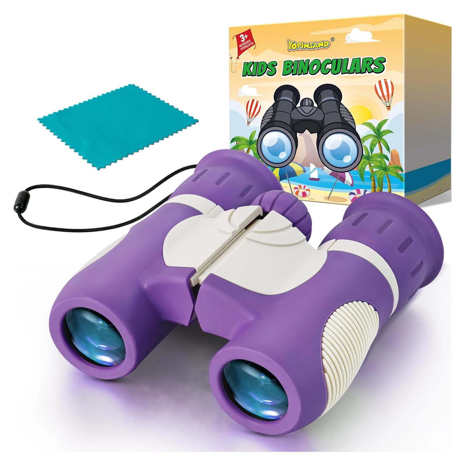 Binoculares para Niños YOPINSAND 4x30mm Ligero y Compacto