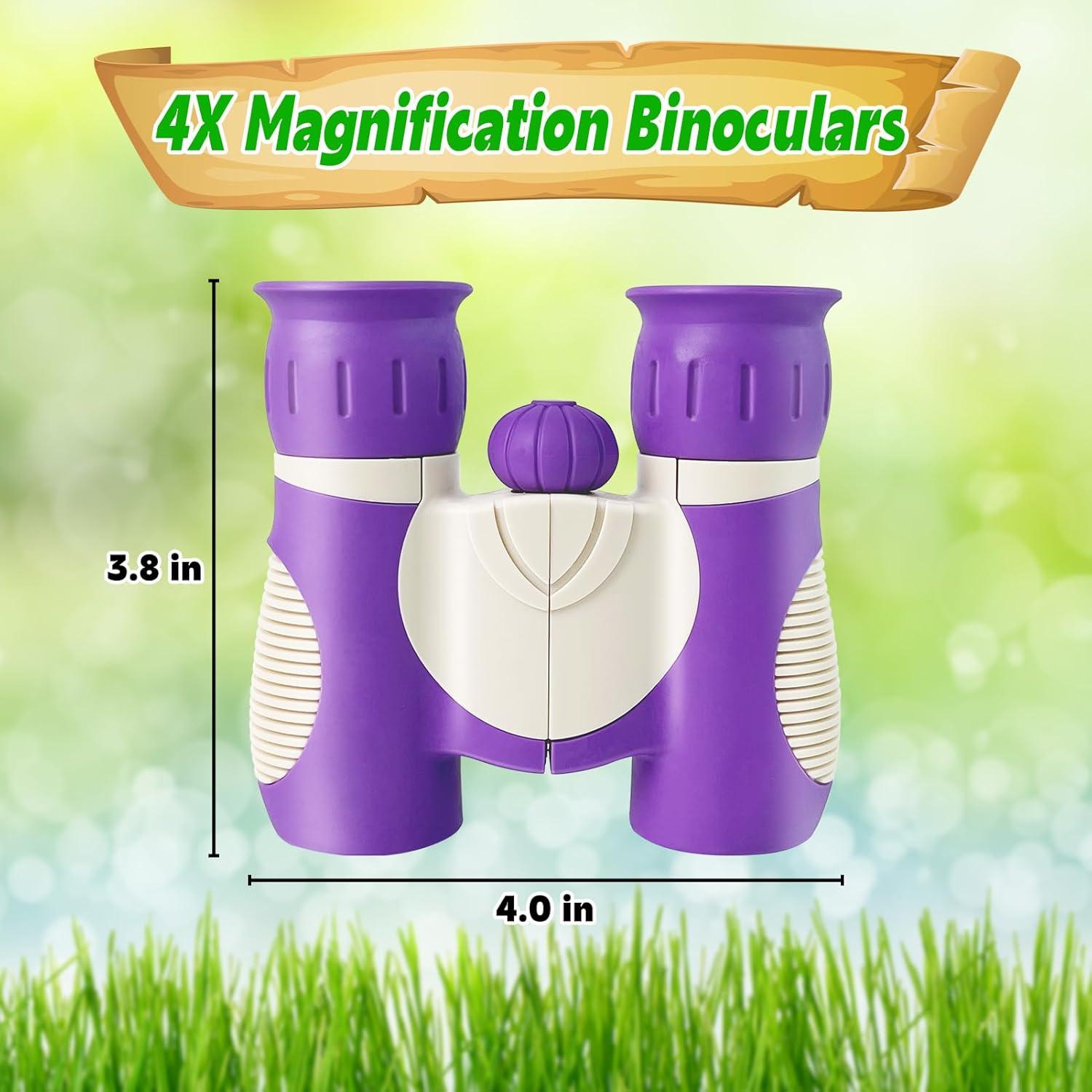 Binoculares para Niños YOPINSAND 4x30mm Ligero y Compacto