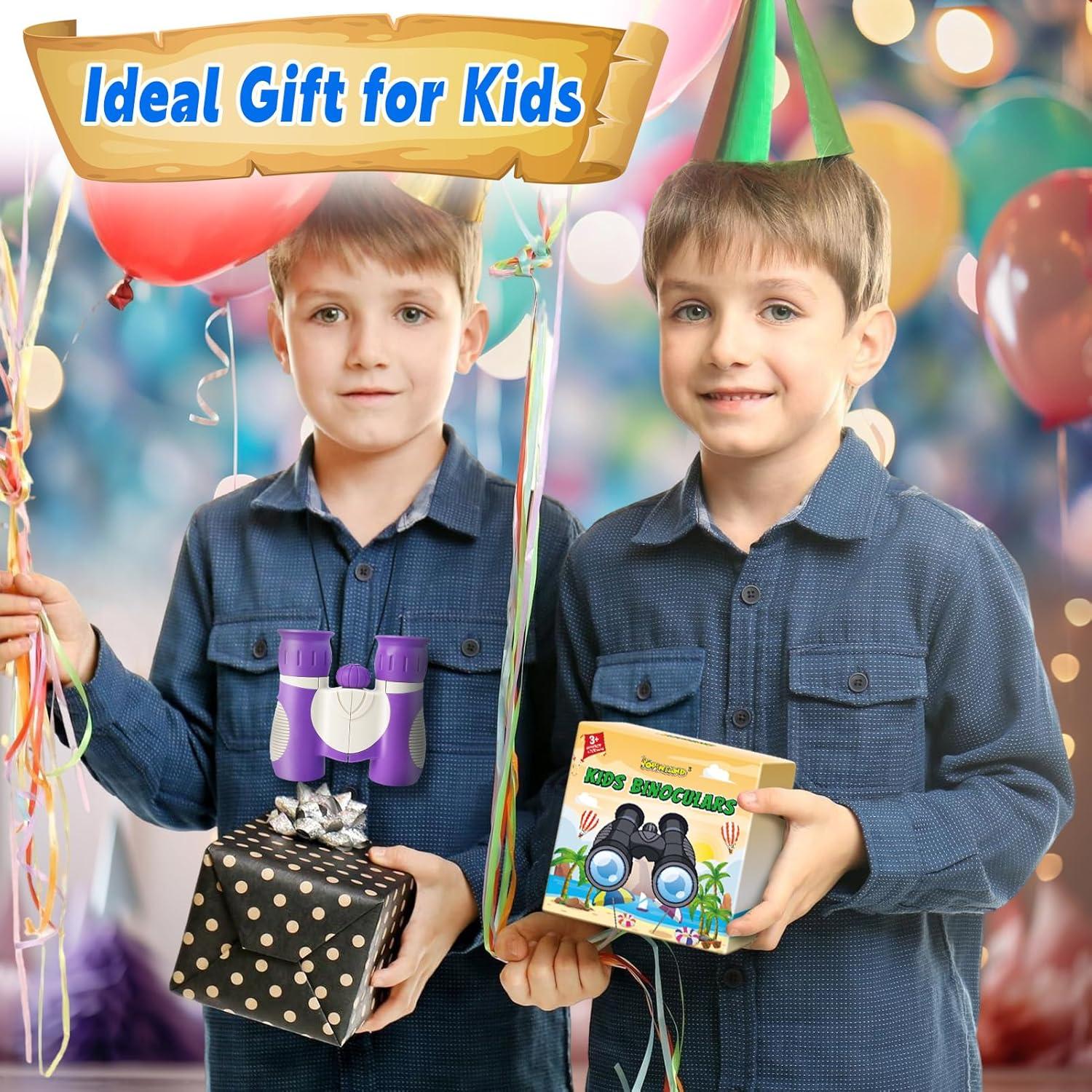 Binoculares para Niños YOPINSAND 4x30mm Ligero y Compacto