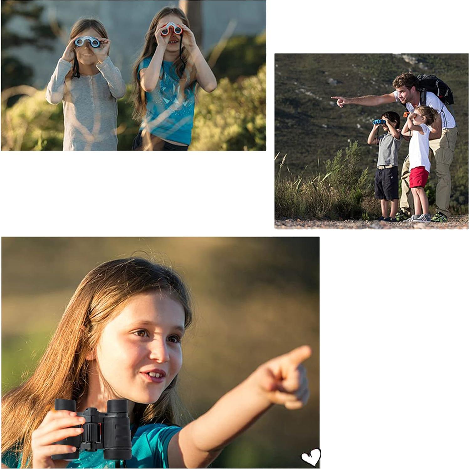 Binoculares Ouxia 4x30 para Niños a Prueba de Choques