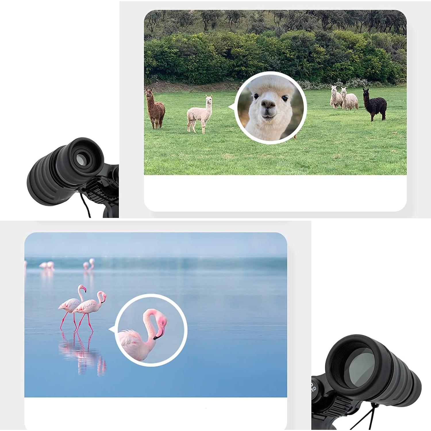 Binoculares Ouxia 4x30 para Niños a Prueba de Choques