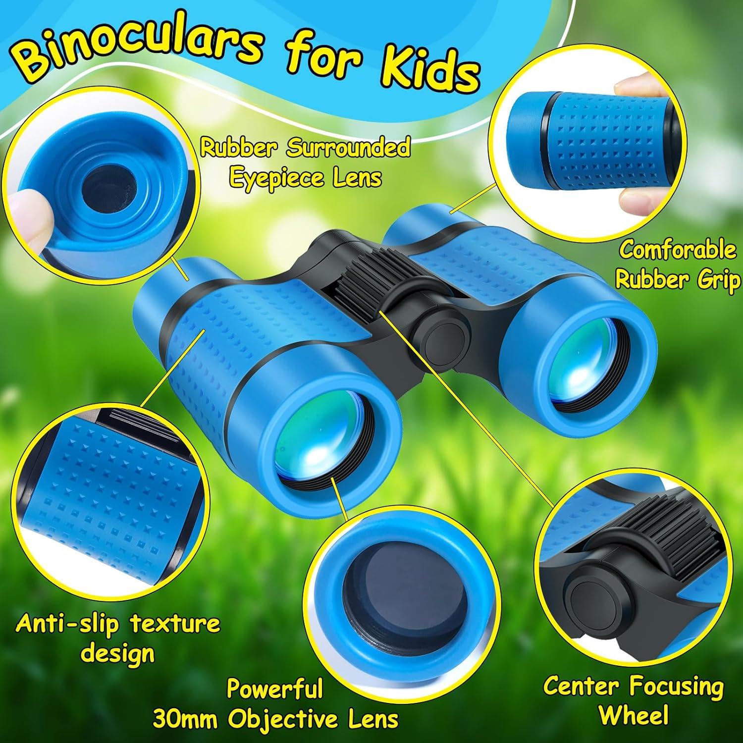 Binoculares para Niños ESENSON 4x30 Aumento Ligero Azul