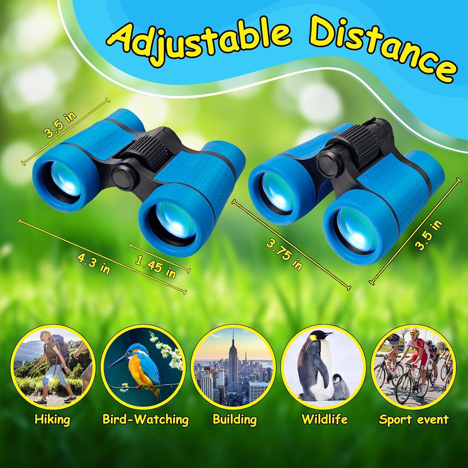 Binoculares para Niños ESENSON 4x30 Aumento Ligero Azul