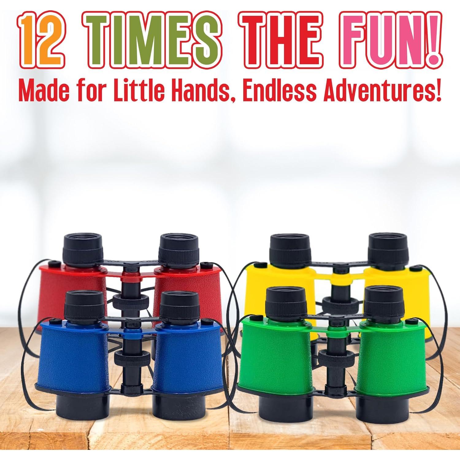 Binoculares de Juguete Playbees para Niños - Paquete de 12