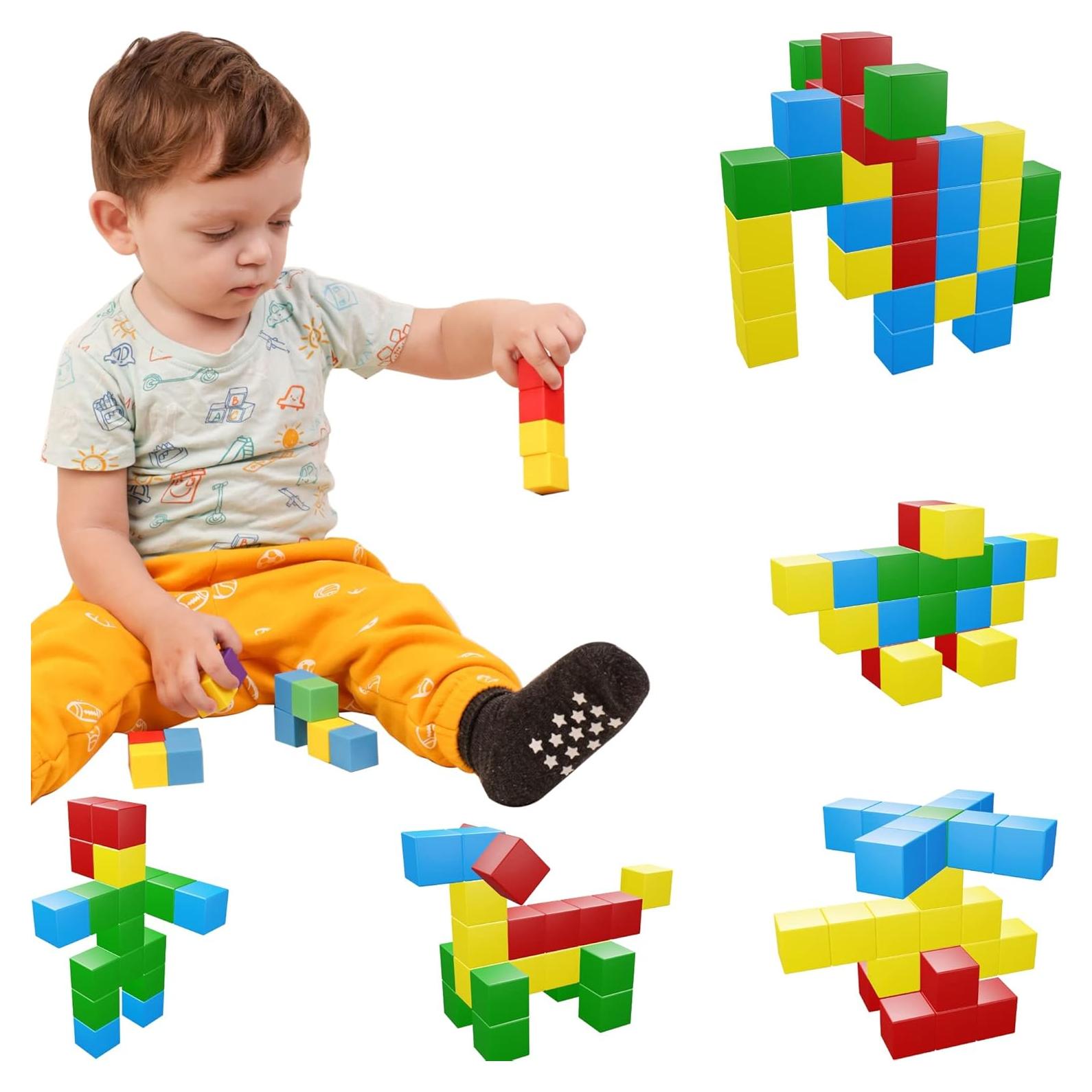 Bloques Magnéticos Intock 40 Piezas Juguetes Educativos