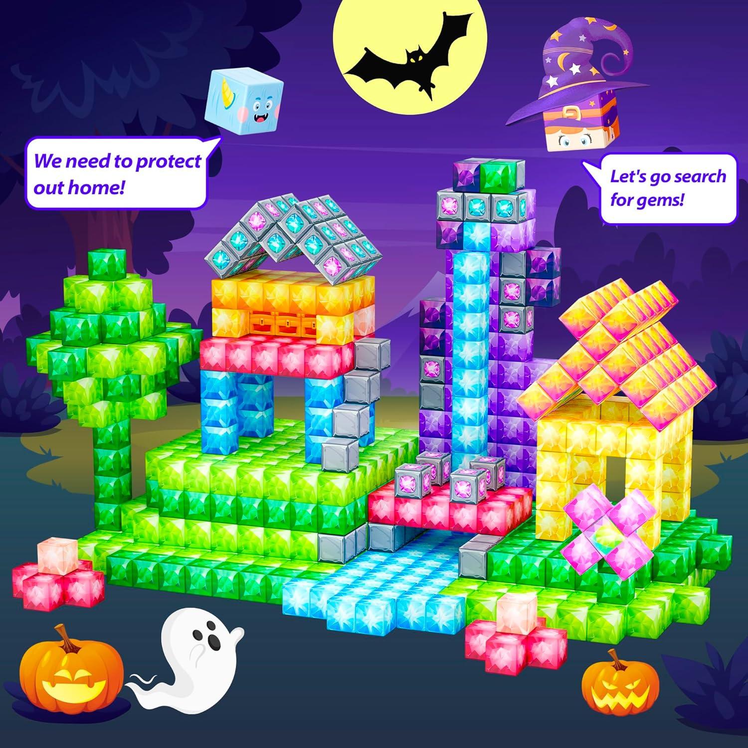 Bloques Magnéticos SILYMOLY 1.2" para Niños 3-5 Años