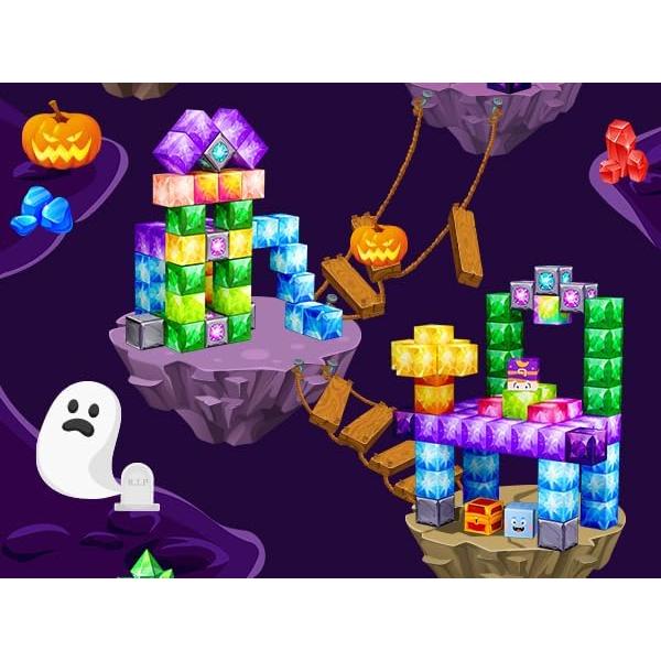 Bloques Magnéticos SILYMOLY 1.2" para Niños 3-5 Años