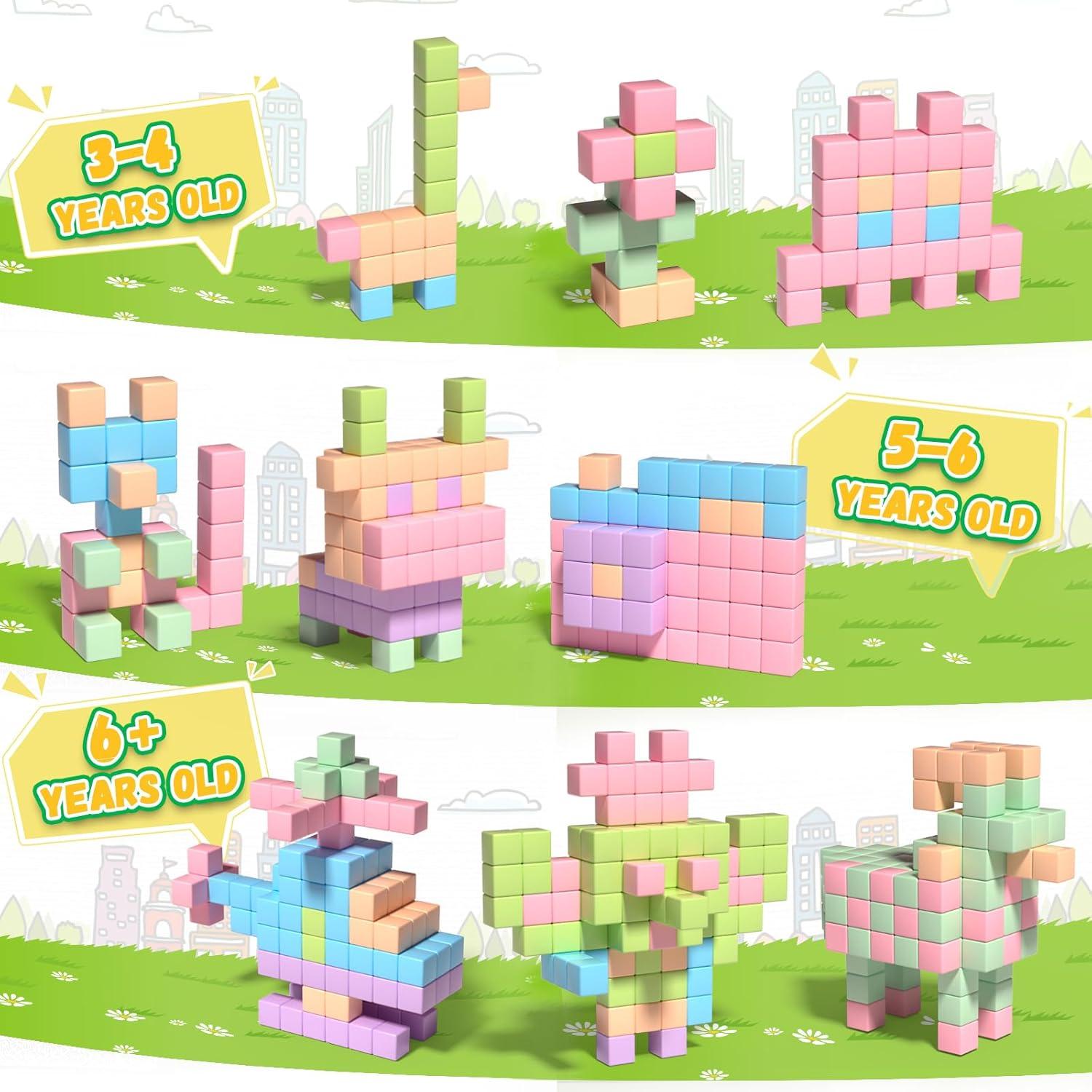 30 Cubos Magnéticos Macaron Xinzhoushihui - Juguetes STEM 2.5 cm