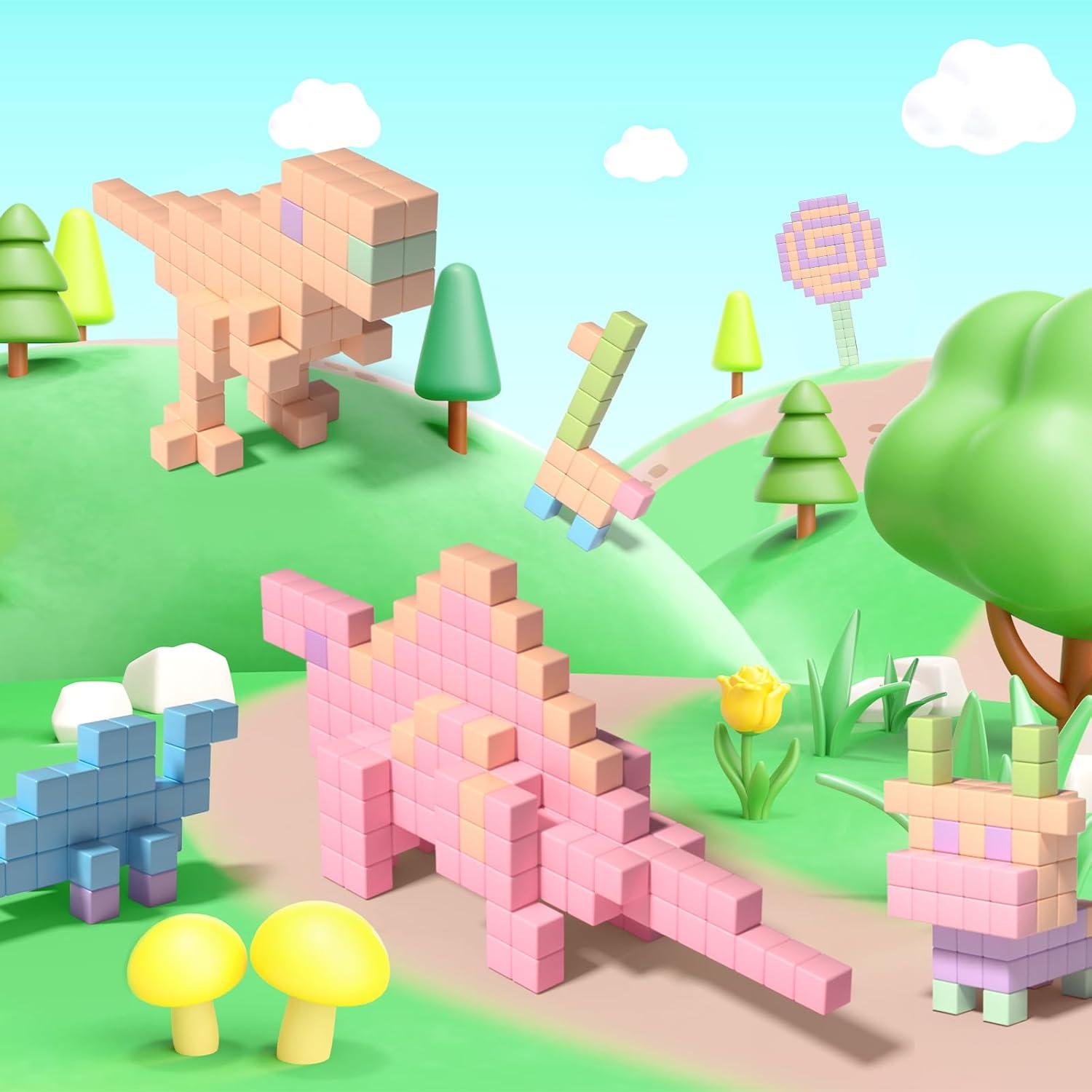 30 Cubos Magnéticos Macaron Xinzhoushihui - Juguetes STEM 2.5 cm