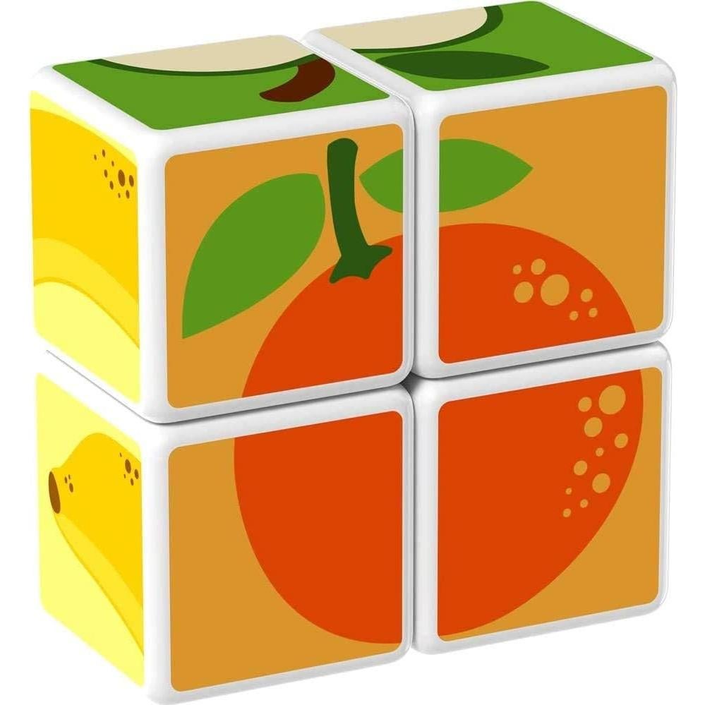 Geomag MagiCube Fruta Set de Cubos Magnéticos 4 Piezas