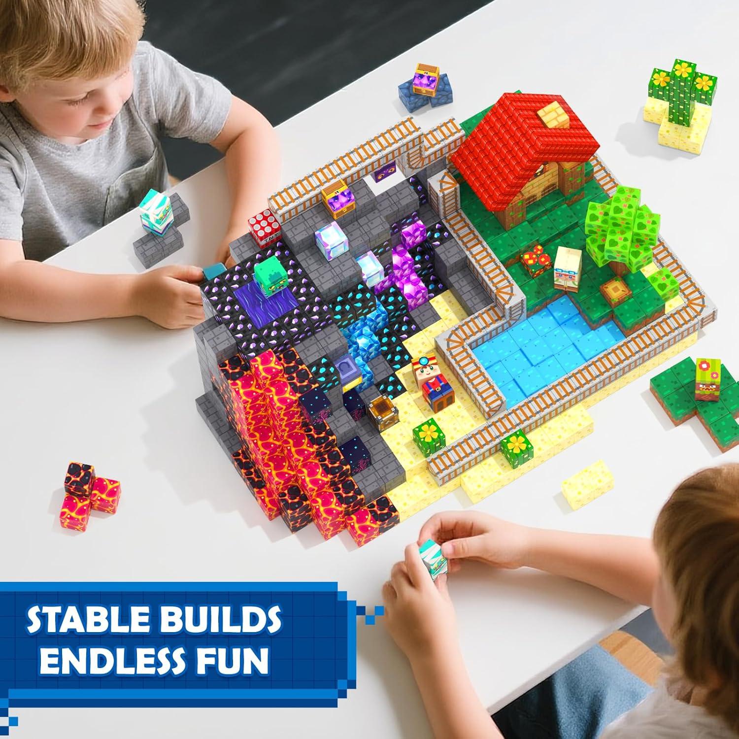 Bloques Magnéticos Coodoo 200 Piezas 2.03 cm Juguete Infantil