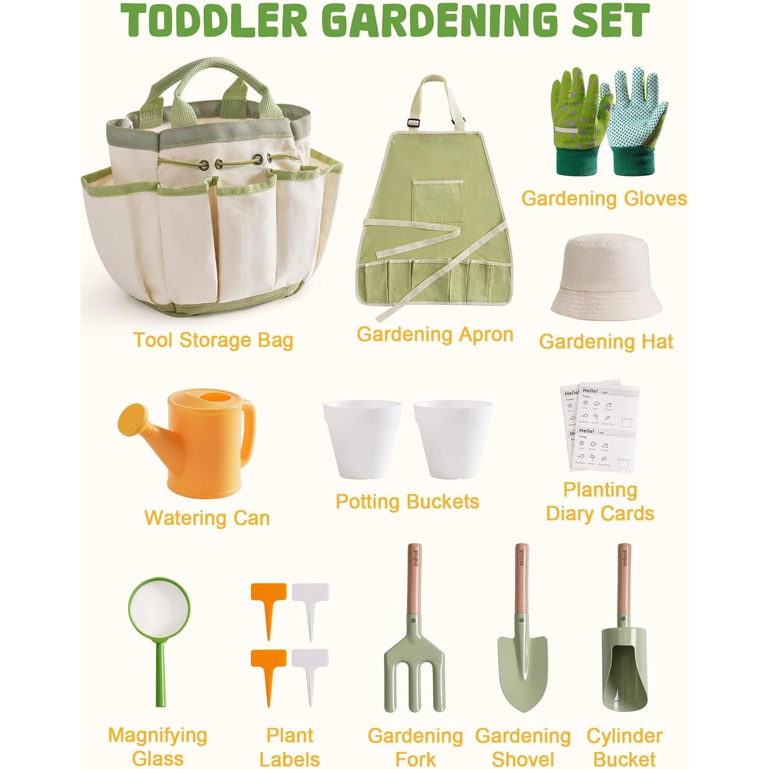 Conjunto de Jardinería ROBUD para Niños - Kit de Herramientas