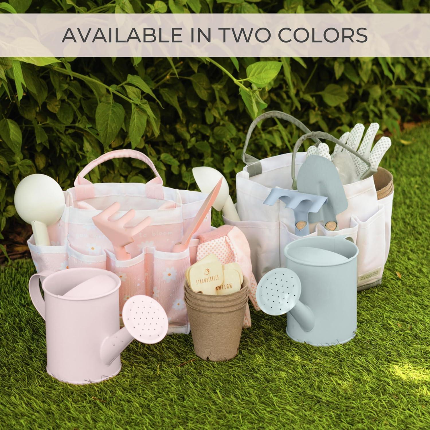 Conjunto de Jardinería para Niños ZICOTO Rosa - Herramientas Seguras