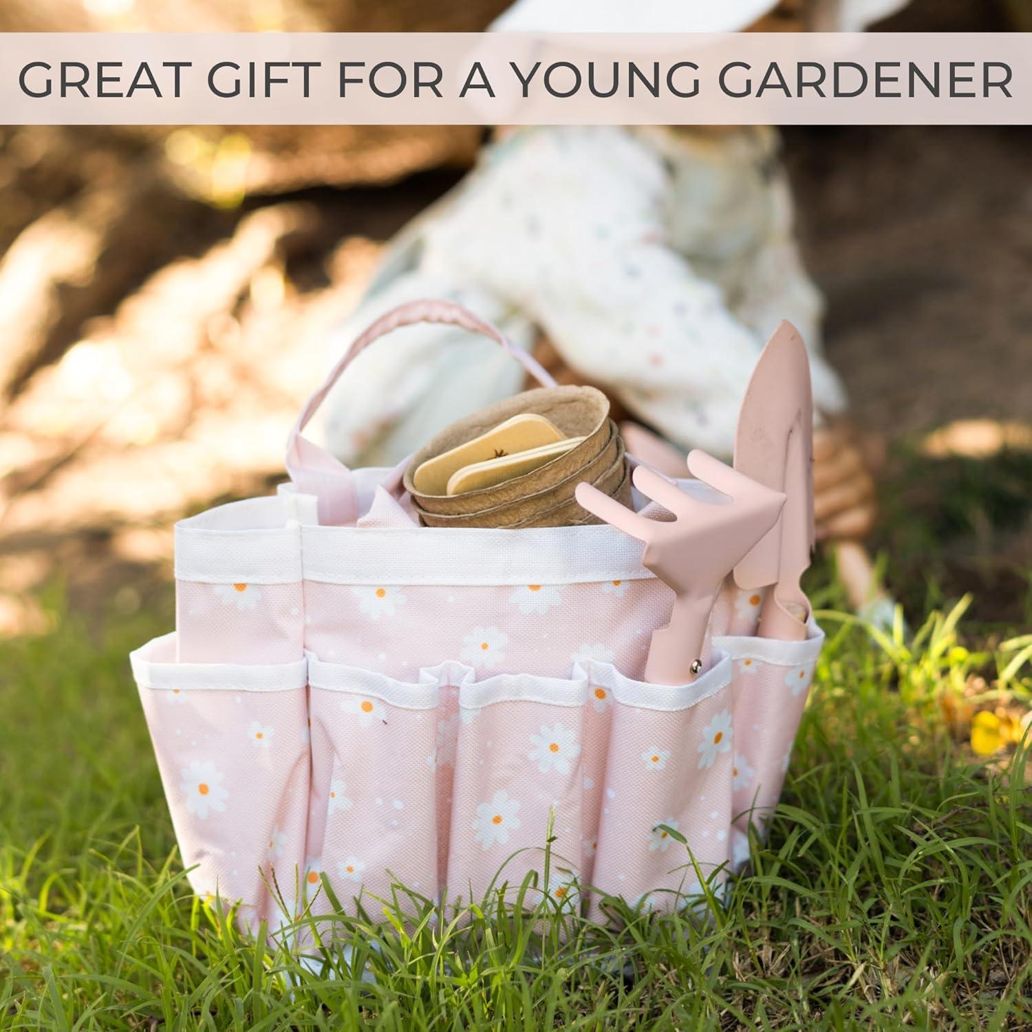 Conjunto de Jardinería para Niños ZICOTO Rosa - Herramientas Seguras