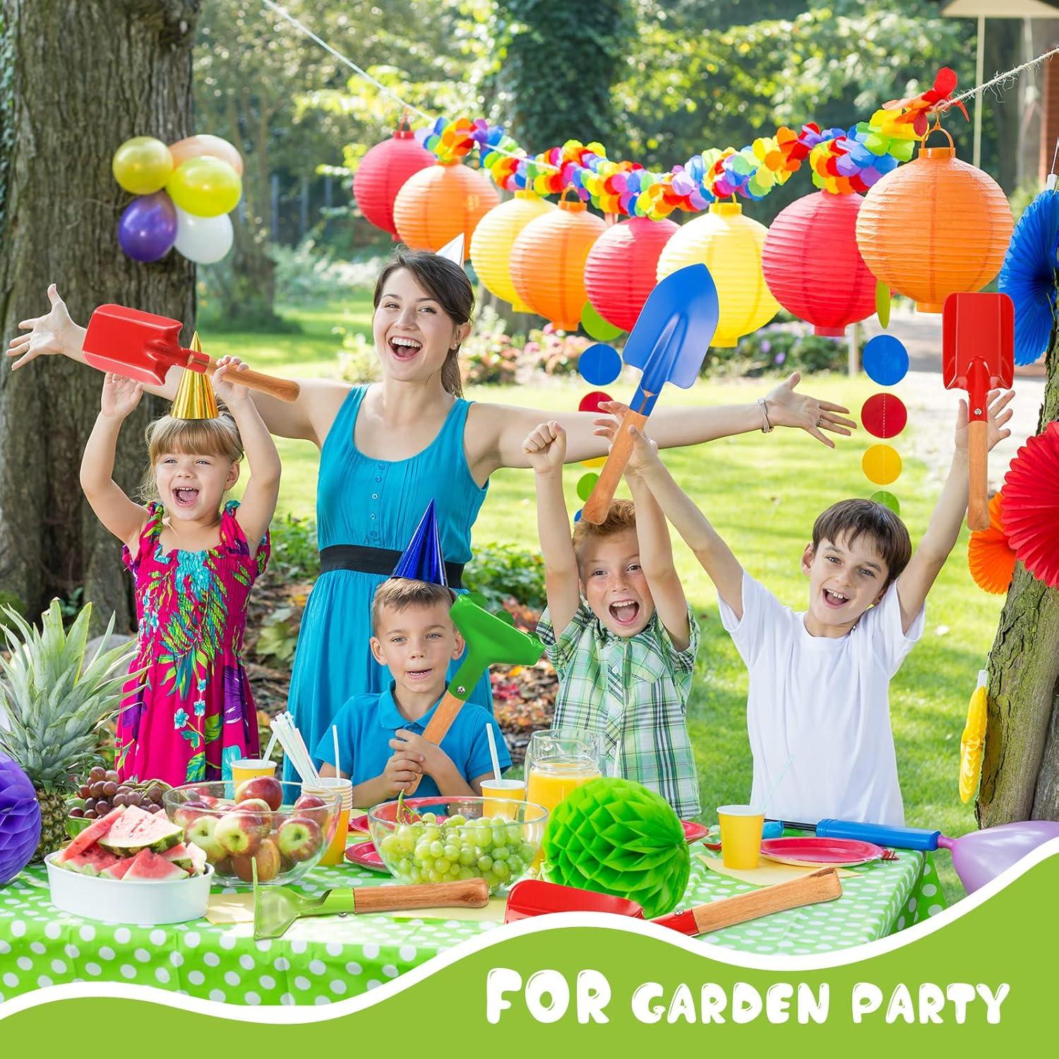 Juego de Herramientas de Jardinería Tarpop 18 Piezas Metal Madera