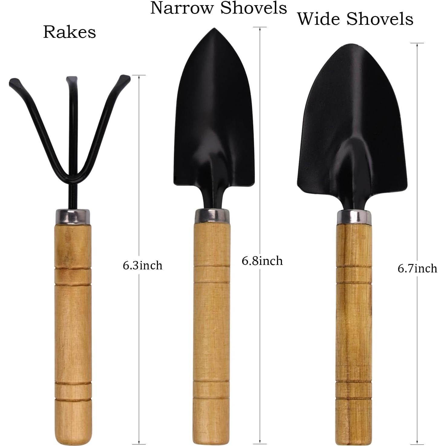 Juego de Herramientas de Jardinería Mini NiuXTool 3 Piezas