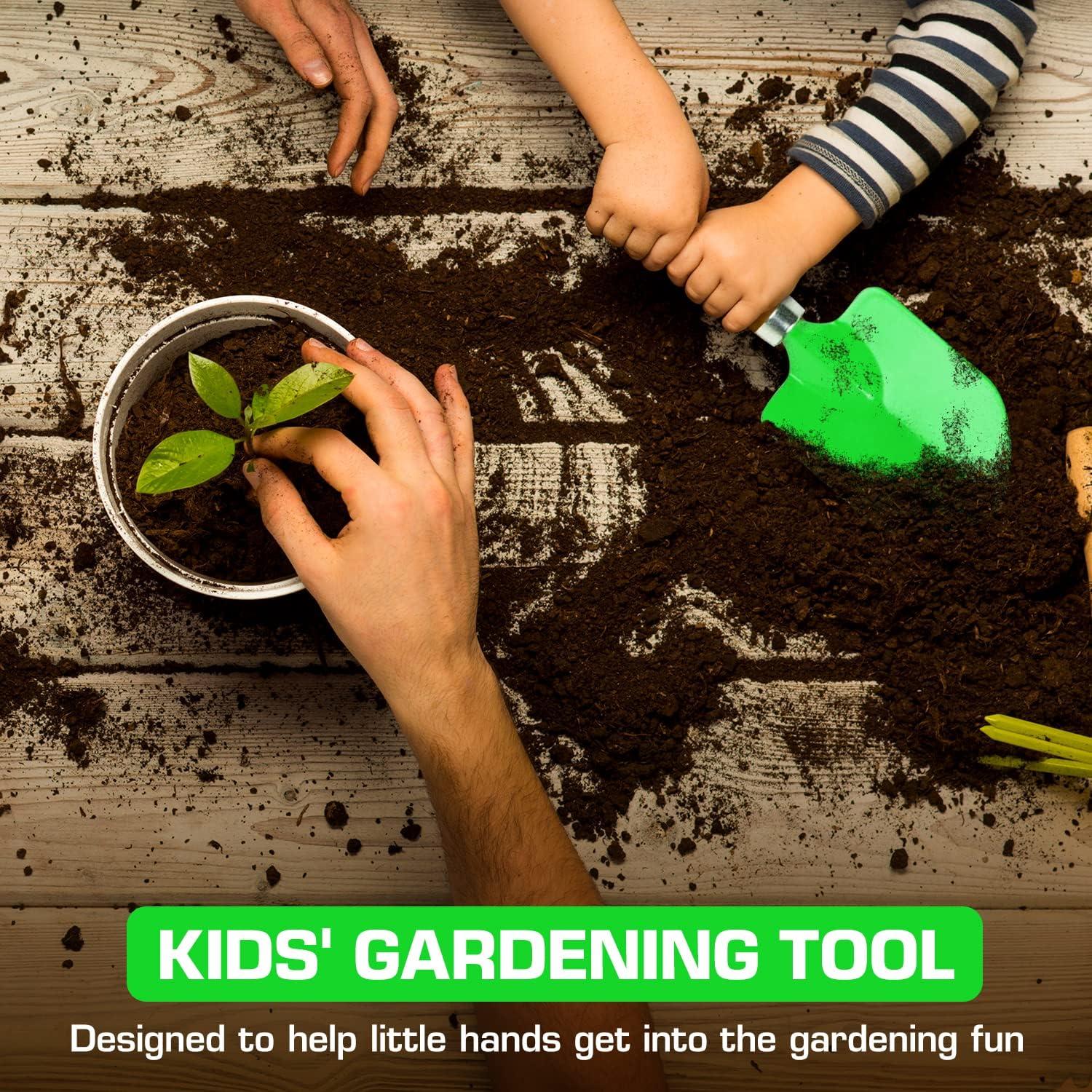 Mini Pala de Jardín Rugg para Niños con Mango de Madera