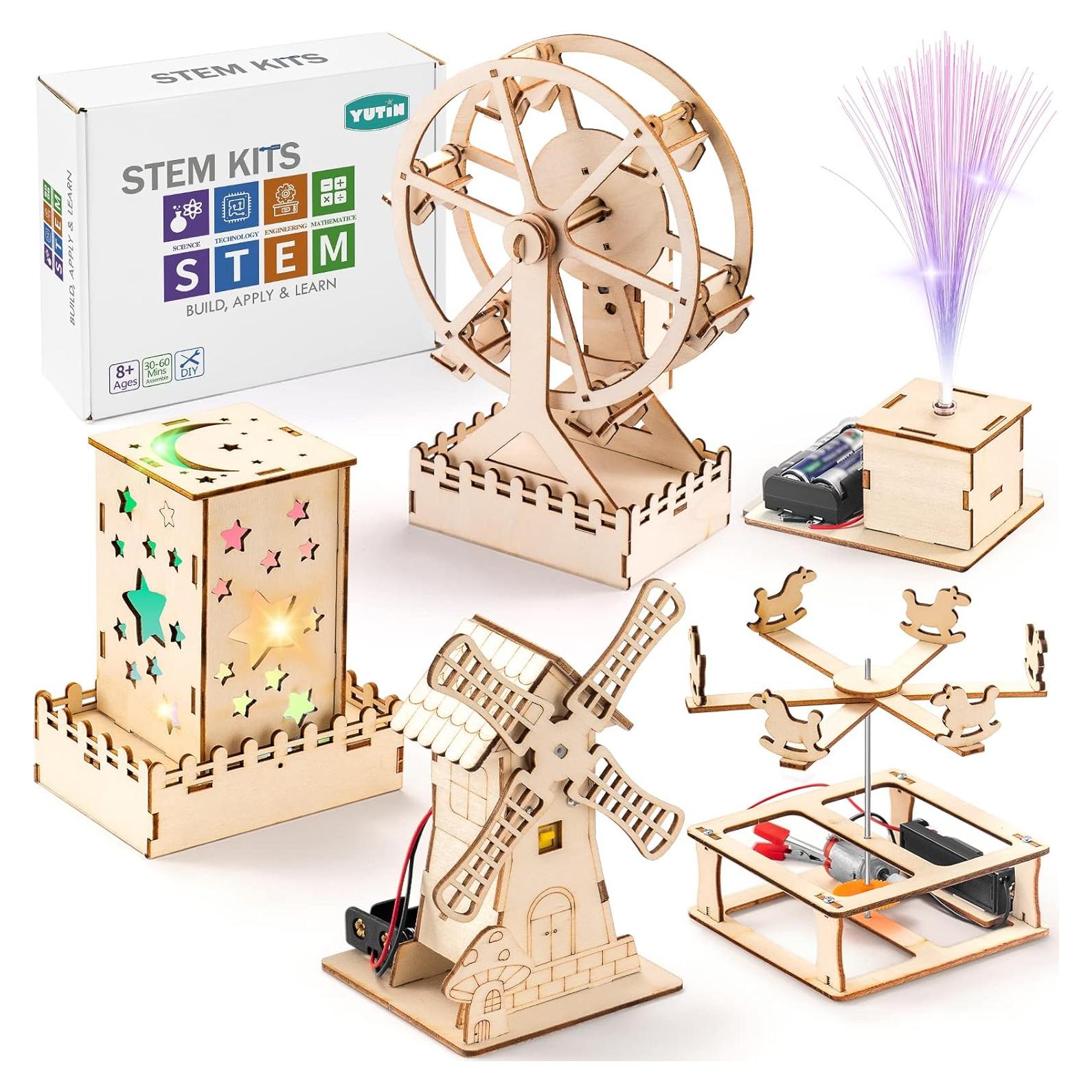 Kits de Ciencia STEM Yutin 5 en 1 para Niños 8-12 Años