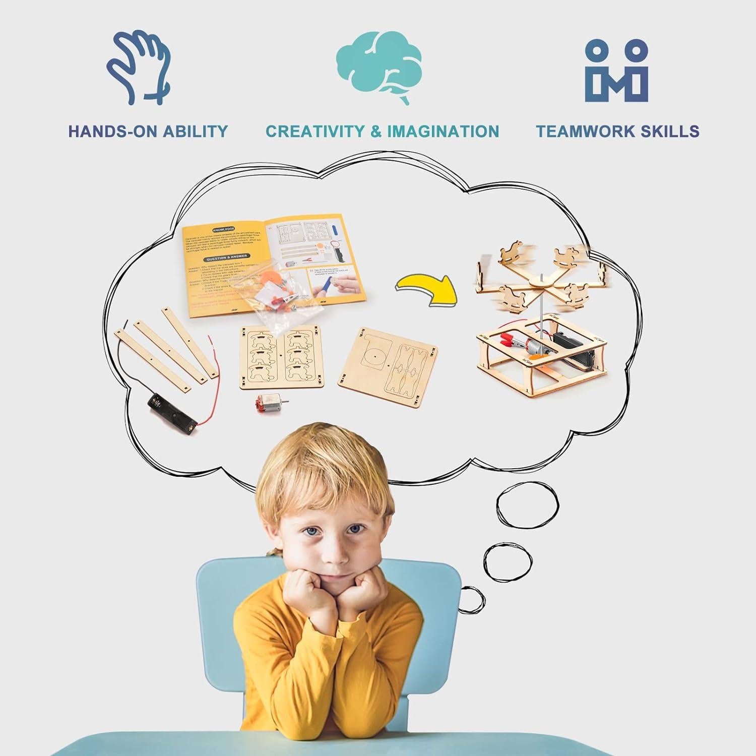 Kits de Ciencia STEM Yutin 5 en 1 para Niños 8-12 Años